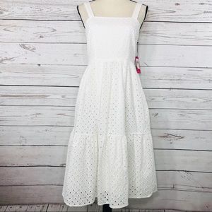 vince camuto sleeveless eyelet sundress